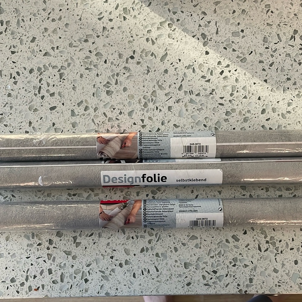 DC Fix self adhesive paper in Concrete